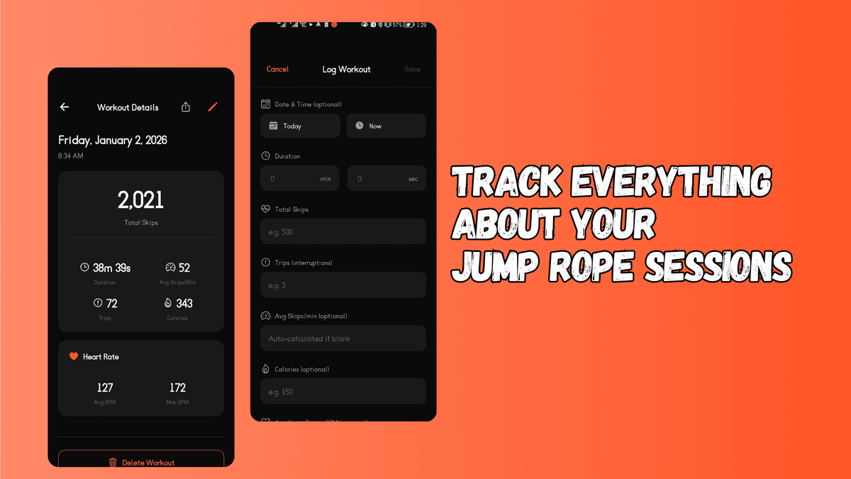Log every rep. Miss nothing.